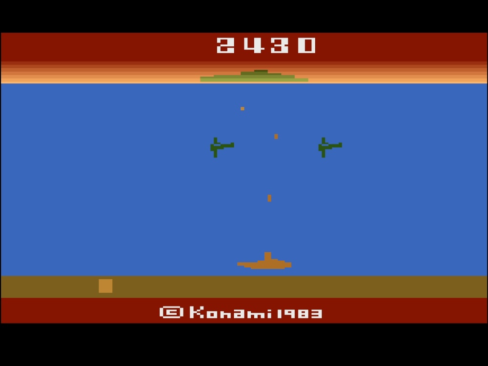 Gameplay of Marine Wars for Atari 2600